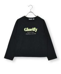 ZIDDY/【 ニコ☆プチ 掲載 】グラデーションプリント刺しゅうロングTシャツ(130~1/505914485