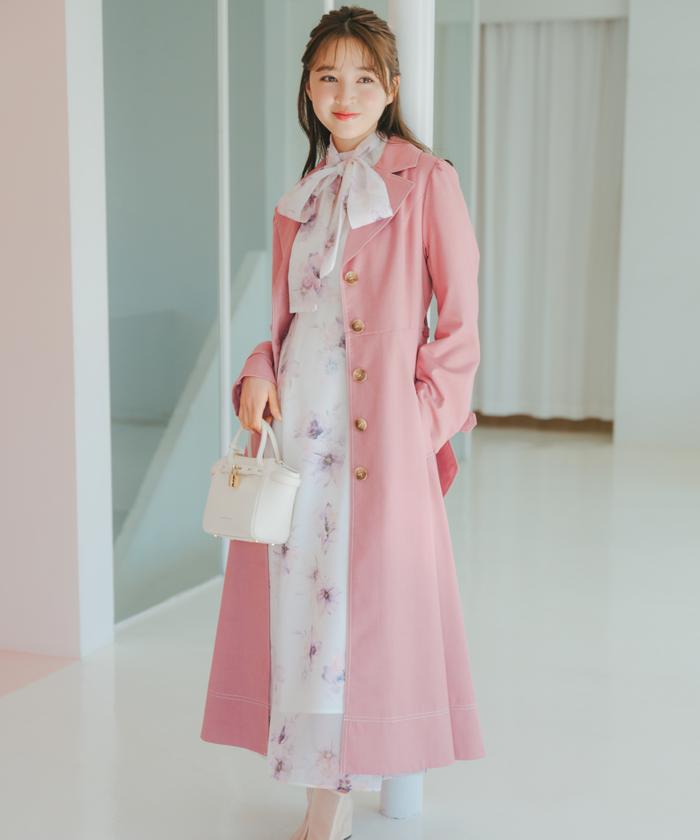 セール 40%OFF】シングルトレンチドレスコート(505916959 セール 40%OFF】シングルトレンチドレスコート(505916959