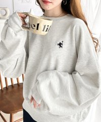 Classical Elf/クラシカルエルフ Classical Elf 大人の上品カジュアル。ワンポイント胸刺繍裏毛スウェットプルオーバー/505914892