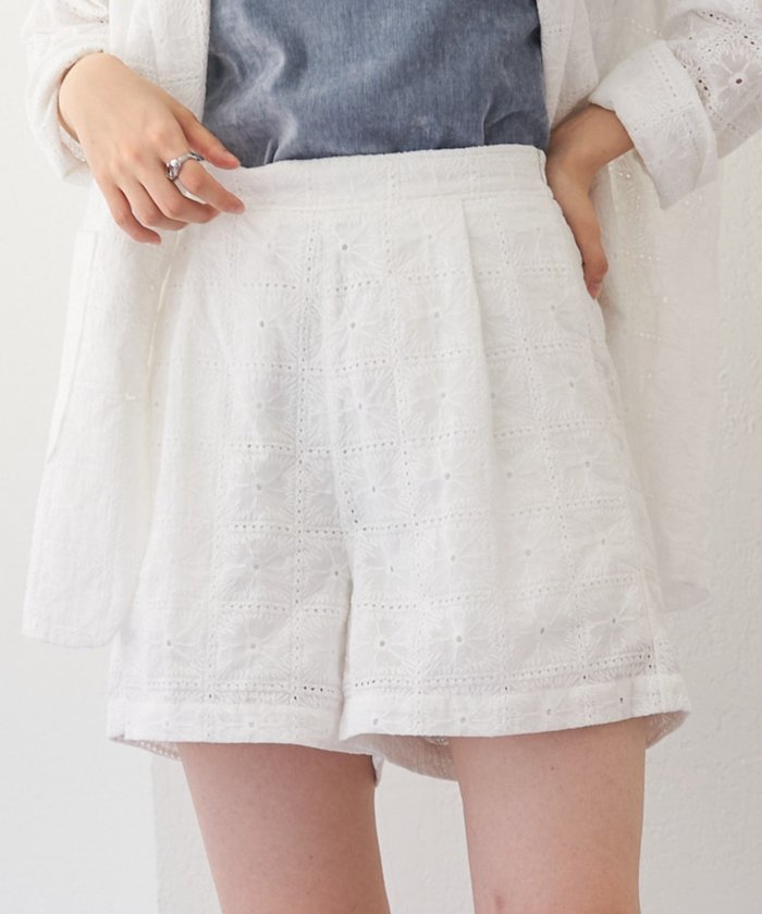 Kastane レースパンツ 再販売/新色追加】レースフリルパンツ