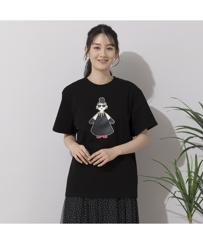 セール 40%OFF】【HAPPY FACE】エマちゃんプリントT セール 40%OFF】【HAPPY FACE】エマちゃんプリントT