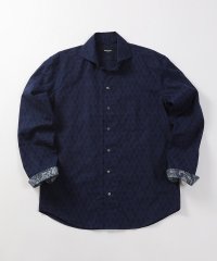 Men's Bigi/コットンダイヤジャガードパナマメッシュシャツ/505917725