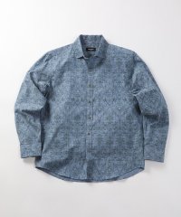 Men's Bigi/コットンダンガリーエスニックプリントシャツ/505917731