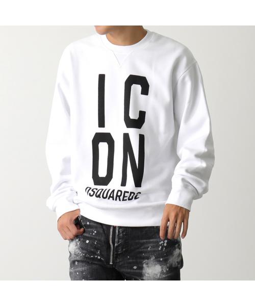 ディースクエアード DSQUARED2 スウェット トレーナー 21SS ロングスリーブ ロゴプリント トップス メンズ M ホワイト |  フリマアプリ ラクマ