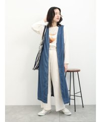 Samansa Mos2 blue/【ECO DENIM】マルチwayジャンパースカート/505918468