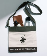 BEVERLY HILLS POLO CLUB/【BEVERLY HILLS POLO CLUB / ビバリーヒルズポロクラブ】ポロ キャンバス地　ショルダーバッグ　ロゴ　ミニショルダー　BHC002/505918994