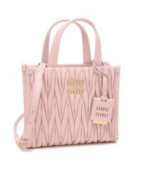 MIUMIU/ミュウミュウ ハンドバッグ ショルダーバッグ マテラッセ ミニバッグ ピンク レディース MIU MIU 5BA277 N88 OOO F0E18/505919877