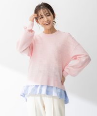 KUMIKYOKU（LARGE SIZE）/【VERY WEB掲載】BOREROビジュー ニットプルオーバー/505039310