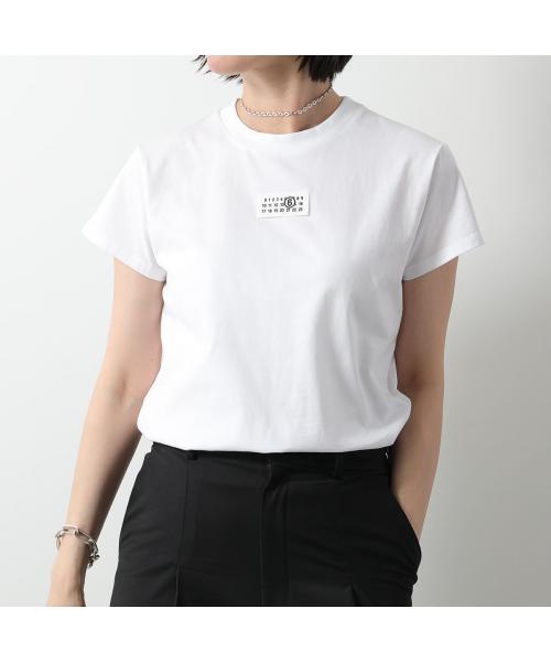未使用 23SS MM6 エムエムシックス メゾンマルジェラ ショートスリーブ アシンメトリー ドレープTシャツ S52GC0254 サイズS ブラック レディース 古着 中古 MM6 - 未使用 23SS MM6 エムエムシックス メゾンマルジェラ