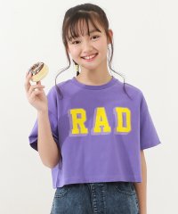 devirock/デビラボ ガールズ クロップド丈 プリント半袖Tシャツ 子供服 キッズ 女の子 トップス 半袖Tシャツ Tシャツ /505917590