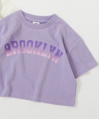 devirock/デビラボ ガールズ クロップド丈 プリント半袖Tシャツ 子供服 キッズ 女の子 トップス 半袖Tシャツ Tシャツ /505917590