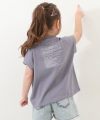 devirock/デビラボ ガールズ フレンチラグラン プリント半袖Tシャツ 子供服 キッズ 女の子 トップス 半袖Tシャツ Tシャツ /505917591