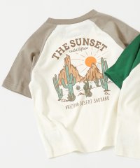 devirock/デビラボ ラグラン プリント半袖Tシャツ 子供服 キッズ 男の子 女の子 トップス 半袖Tシャツ Tシャツ /505917597