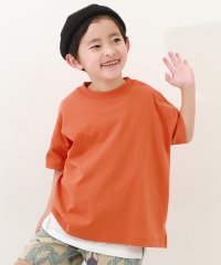 devirock/無地 ビッグシルエット 半袖Tシャツ 子供服 キッズ ベビー 男の子 女の子 トップス 半袖Tシャツ Tシャツ /505917601