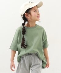 devirock/無地 ビッグシルエット 半袖Tシャツ 子供服 キッズ ベビー 男の子 女の子 トップス 半袖Tシャツ Tシャツ /505917601