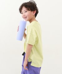 devirock/ビッグシルエット ボーダー 半袖Tシャツ 子供服 キッズ ベビー 男の子 女の子 トップス 半袖Tシャツ Tシャツ /505917607