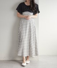 OLIVE des OLIVE/【WEB限定】ノースリーブビックカラーコルセットワンピース/505919518