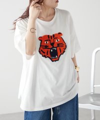 NICE CLAUP OUTLET/【WEB限定】トラサガラTシャツ/505920385