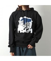 MSGM/MSGM フーディー MDM147 ロゴ キャット/505920924