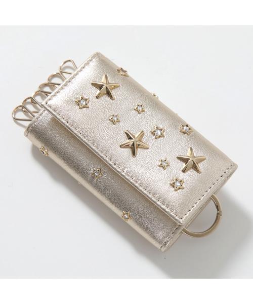 【JIMMY CHOO】ジミーチュウ カーブ ウォレット チェーン カーブ ウォレット チェーン |チェーン付き バターミルク