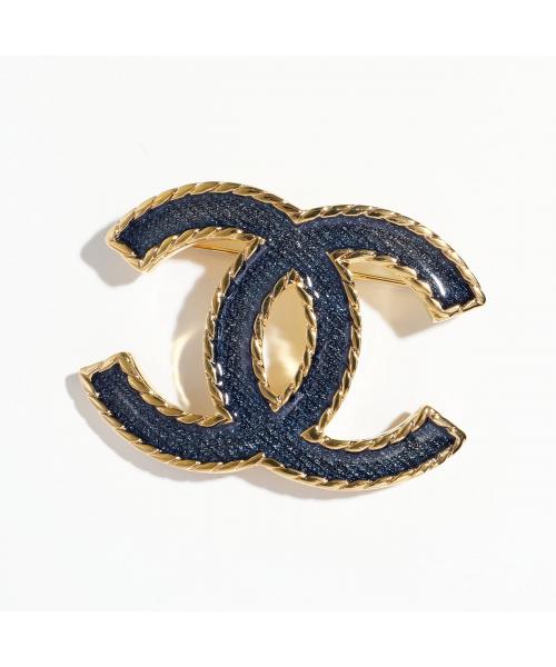 CHANEL ブローチ ABC726 B15375 ココマーク メタル(505921408