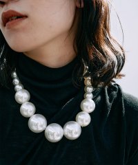 marjour/DECO PEARL NECKLACE/505921994