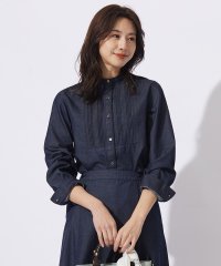 J.PRESS LADIES（LARGE SIZE）/【洗える・セットアップ対応】5ozバージラコンパクト ピンタック ブラウス/505922783