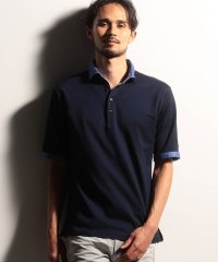 NICOLE CLUB FOR MEN/【23年モデル WEB限定再販売】デザインスキッパー半袖ポロシャツ/505795619