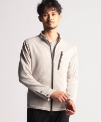 NICOLE CLUB FOR MEN/ヘリンボンショートスタンドカラーブルゾン/505802774