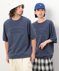 Purple & Yellow/メッセージエンボス 半袖ラグランＴシャツ/505889747