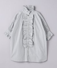 UNITED ARROWS/＜dahl’ia＞チェック フリル ショートスリーブ シャツ/505902257