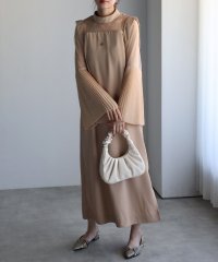 Bonjour Sagan/ボンジュールサガン BONJOUR SAGAN プリーツフレアスリーブドレス/505927314