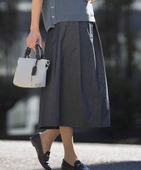 J.PRESS LADIES（LARGE SIZE）/【洗える・吸水速乾・接触冷感】リネンツイル スカート/505928747