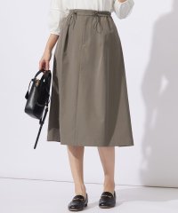 J.PRESS LADIES（LARGE SIZE）/【洗える・吸水速乾・接触冷感】リネンツイル スカート/505928747