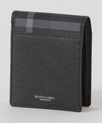 BLACK LABEL CRESTBRIDGE/エンボスレザートーナルクレストブリッジチェックコインウォレット/505860141