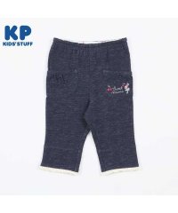 KP/KP(ケーピー)デニム風ニットツイル裾ロールアップ7分丈パンツ(80～90)/505921028