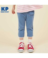KP/KP(ケーピー)デニム風ニットツイル裾ロールアップ7分丈パンツ(100～130)/505921544