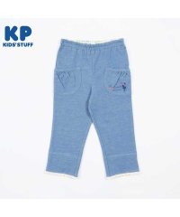 KP/KP(ケーピー)デニム風ニットツイル裾ロールアップ7分丈パンツ(140～160)/505921545