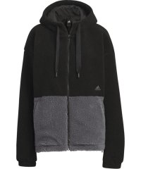 Adidas/adidas アディダス カラーブロック ルーズフィット ボア フルジップジャケット レディ/505930216