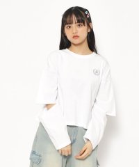 PINK-latte/エルボーカットTシャツ/505931172