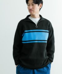 ITEMS URBAN RESEARCH/ハーフZIP ボーダー プルオーバーニット/505931591