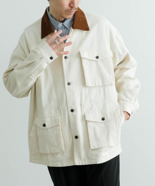 デニムカバーオールジャケット(505931596) | ITEMS URBAN