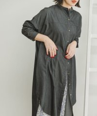 ITEMS URBANRESEARCH/テンセルライクバンドカラーワンピース/505931600