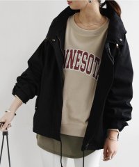 and it_/アンドイット and it_ スタンドカラードルマンモッズジャケット モッズ モッズジャケット アウター レディース 春 マウンテンパーカー ジャケット オーバ/500878558