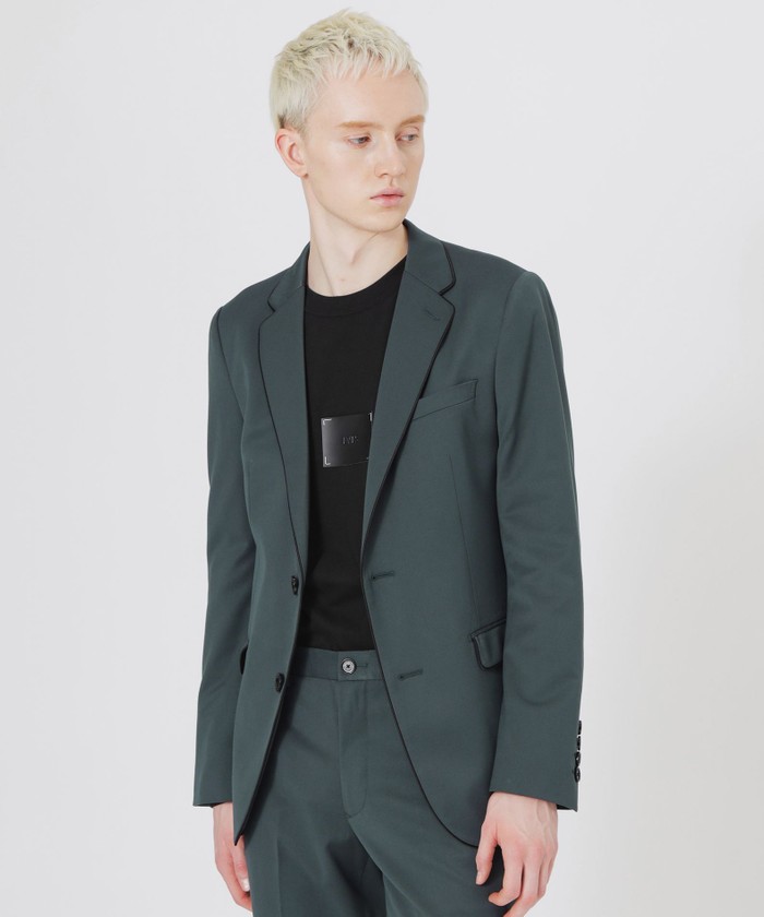 LOVELESS セットアップスーツ ネイビー M ワンポイント刺繍ロゴ LOVELESS セットアップスーツ ネイビー M ワンポイント刺繍ロゴ