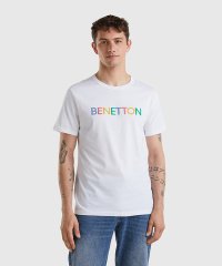 BENETTON (mens)/ロゴプリント入りオーガニックコットン半袖Tシャツ/505915317