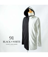  GENELESS/ジェネレス GENELESS パーカー メンズ ロング 長袖 ロング丈 ジップアップ パーカ バイカラー ヴィジュアル系 アウター V系 おしゃれ ブラック 全/505927694