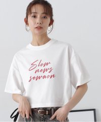 N Natural Beauty Basic/クロップドビッグロゴTシャツ/505932710