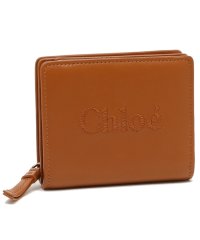 Chloe/クロエ 二つ折り財布 クロエセンス コンパクト財布 ロゴ ブラウン レディース CHLOE CHC23SP867I10 247/505933308