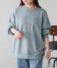 NICE CLAUP OUTLET/白抜き刺繍ロゴスウェット/505933311